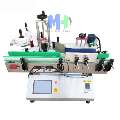 Máy Dán Nhãn Chai Tròn Tự Động Để Bàn